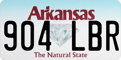 AR license plate 904LBR