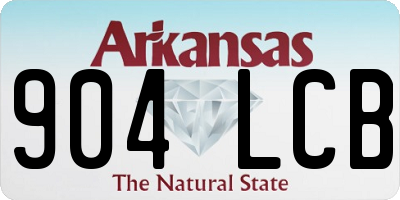 AR license plate 904LCB