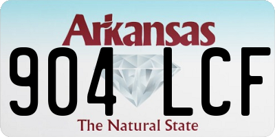 AR license plate 904LCF