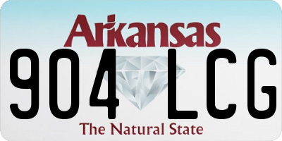 AR license plate 904LCG