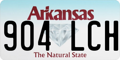 AR license plate 904LCH