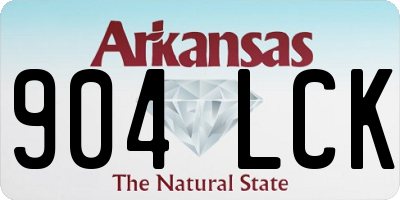 AR license plate 904LCK