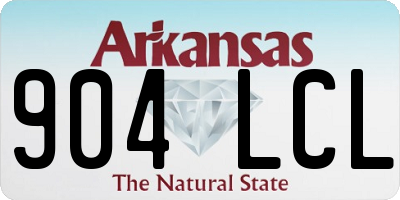AR license plate 904LCL