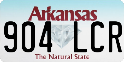 AR license plate 904LCR