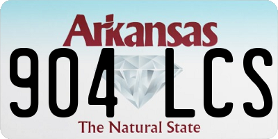 AR license plate 904LCS