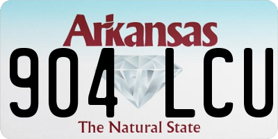 AR license plate 904LCU