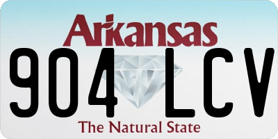 AR license plate 904LCV