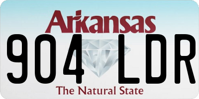 AR license plate 904LDR