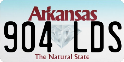 AR license plate 904LDS