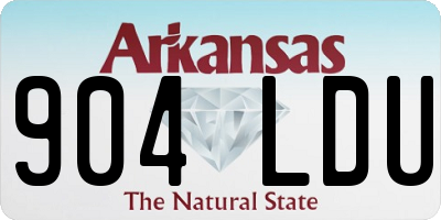 AR license plate 904LDU