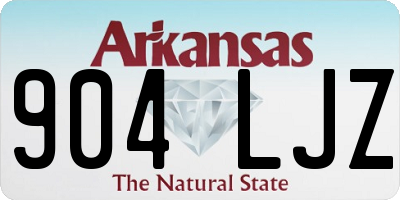 AR license plate 904LJZ