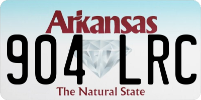 AR license plate 904LRC