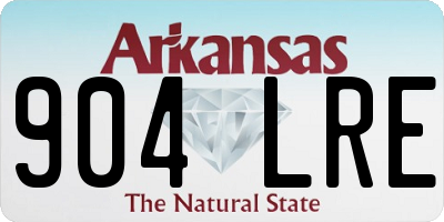 AR license plate 904LRE