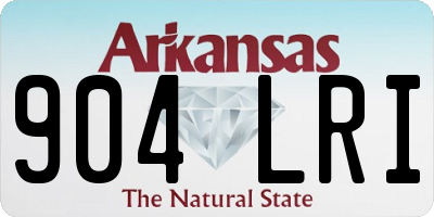 AR license plate 904LRI