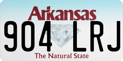AR license plate 904LRJ