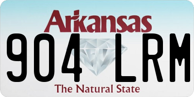 AR license plate 904LRM