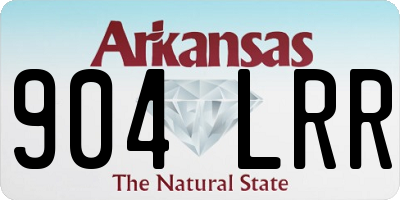 AR license plate 904LRR