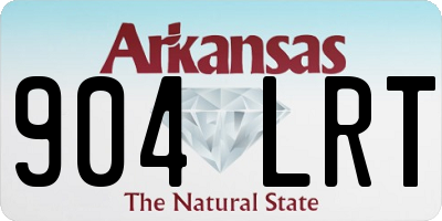 AR license plate 904LRT