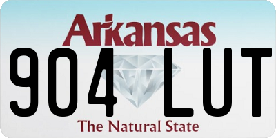 AR license plate 904LUT