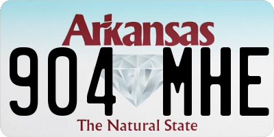 AR license plate 904MHE
