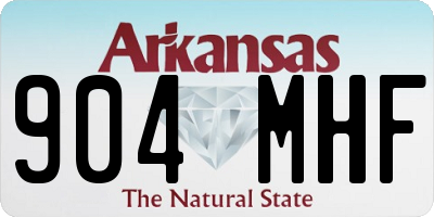 AR license plate 904MHF