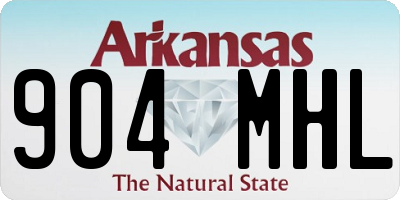 AR license plate 904MHL