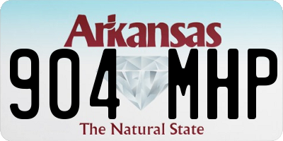 AR license plate 904MHP