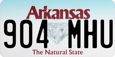 AR license plate 904MHU