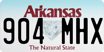 AR license plate 904MHX