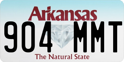 AR license plate 904MMT