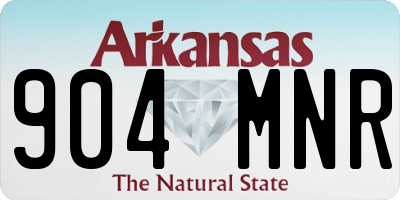 AR license plate 904MNR