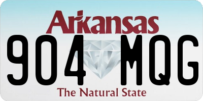 AR license plate 904MQG