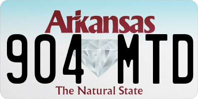 AR license plate 904MTD