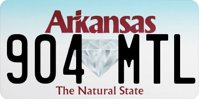 AR license plate 904MTL