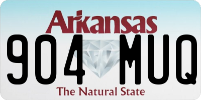 AR license plate 904MUQ