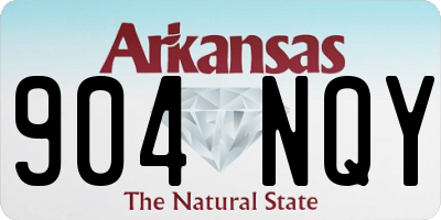 AR license plate 904NQY