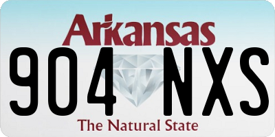 AR license plate 904NXS