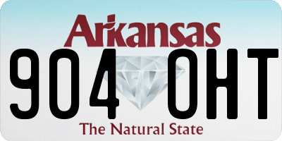 AR license plate 904OHT