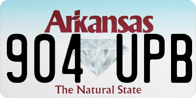 AR license plate 904UPB