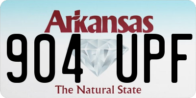 AR license plate 904UPF