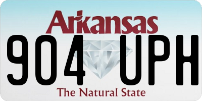 AR license plate 904UPH