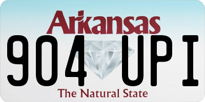 AR license plate 904UPI