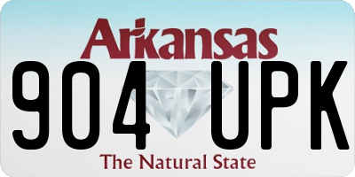 AR license plate 904UPK