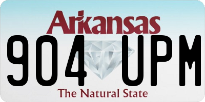 AR license plate 904UPM