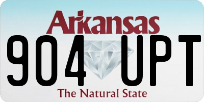 AR license plate 904UPT