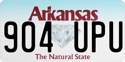 AR license plate 904UPU