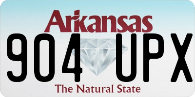 AR license plate 904UPX