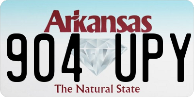 AR license plate 904UPY