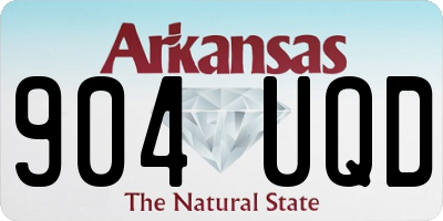AR license plate 904UQD