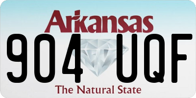 AR license plate 904UQF